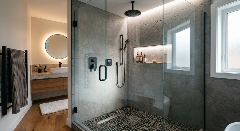 Granite Shower Installation in Lee County, FL